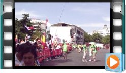 WYD. Via Crucis on Friday at Cibeles WYD. Via Crucis on Friday at Cibeles